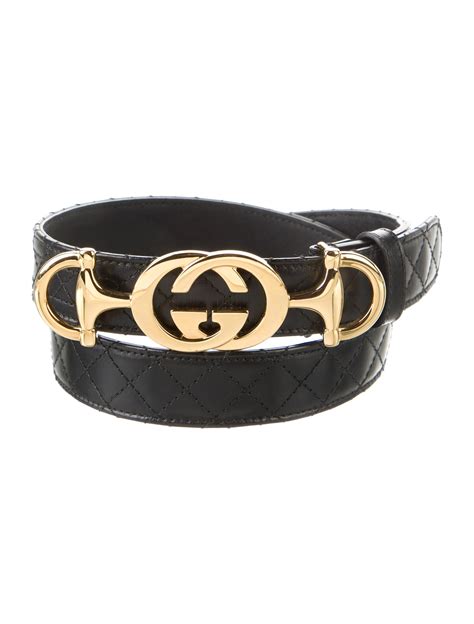 gucci belt with interlocking g horsebit
